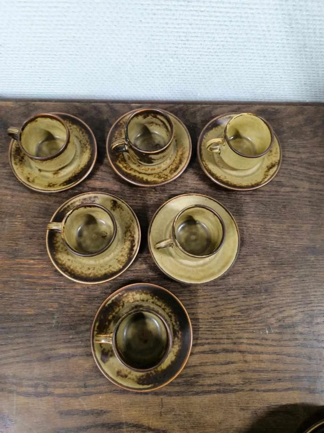 Set of 6 small cups + saucer Langenthal