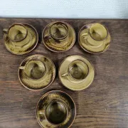 Set of 6 cups and saucers Langenthal