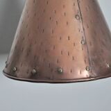 Cone shaped handmade pendant from Denmark, 1970s