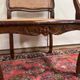 Louis XV style office chair in carved walnut