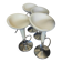 Lot de 4 tabourets Magis Bombo Stefano Giovannoni Blanc-Authentiques-TBE