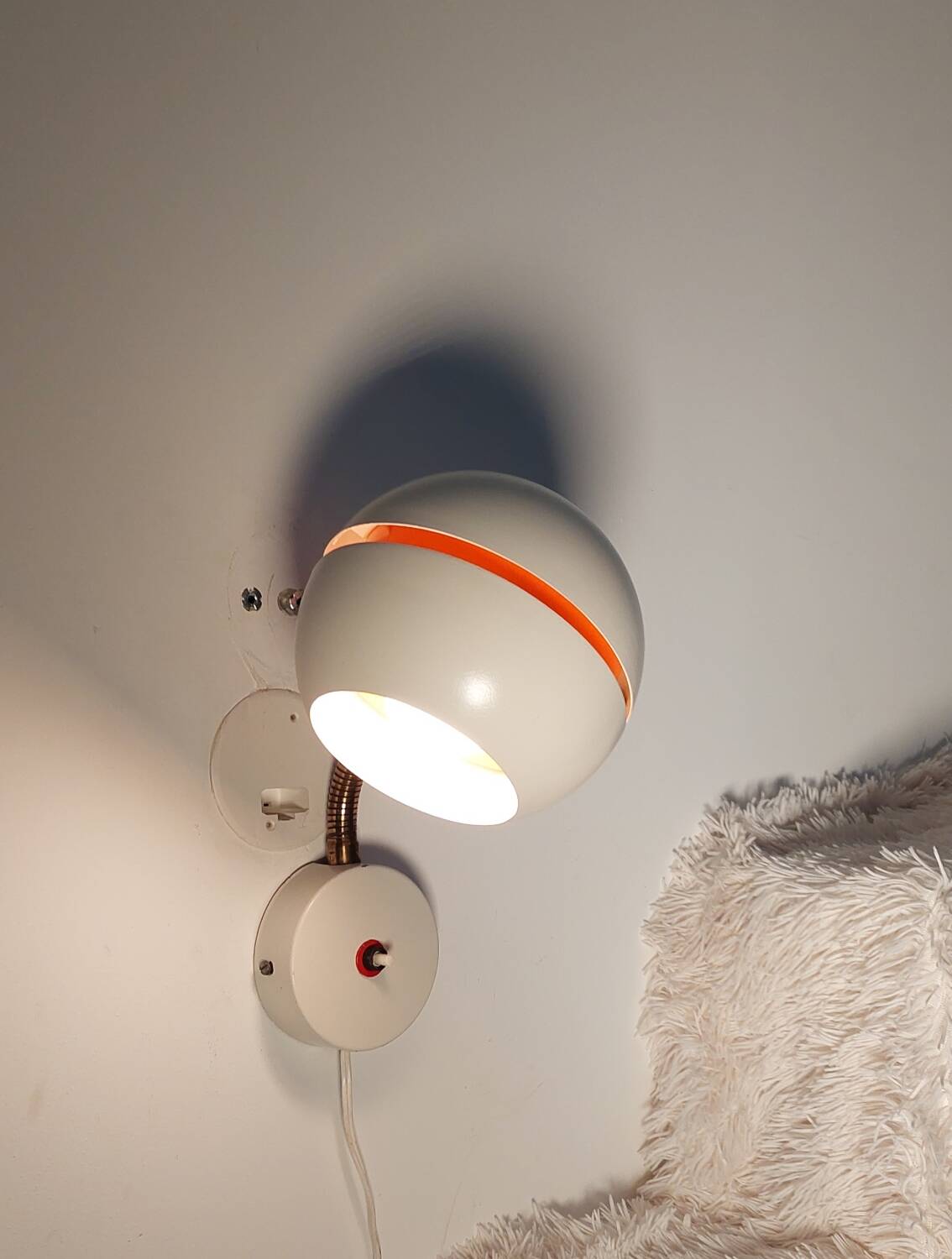 Pair of Denmark eye ball wall lights