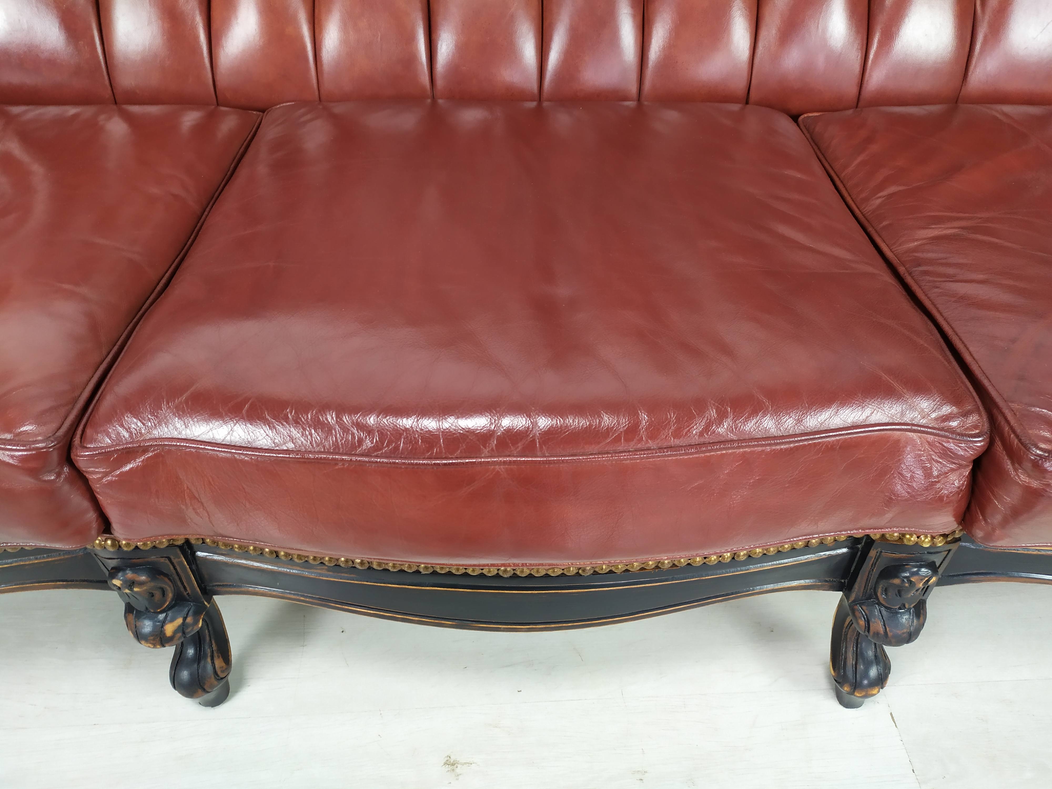 Salon Chesterfield burgundy