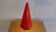 By Josef Hurka for Napako 1960 red desk lamp