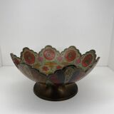 Decorative brass cup empty pocket