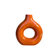 Medium artisanal vase Tafoukt matte terracotta