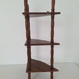 Vintage wooden corner shelf