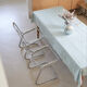 Lot 2 chaises métal chromé Gastone Rinaldi