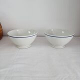 Set of 2 Sarreguemines bowls