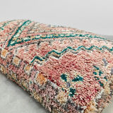 Vintage kilim Moroccan wool Berber ottoman 1970