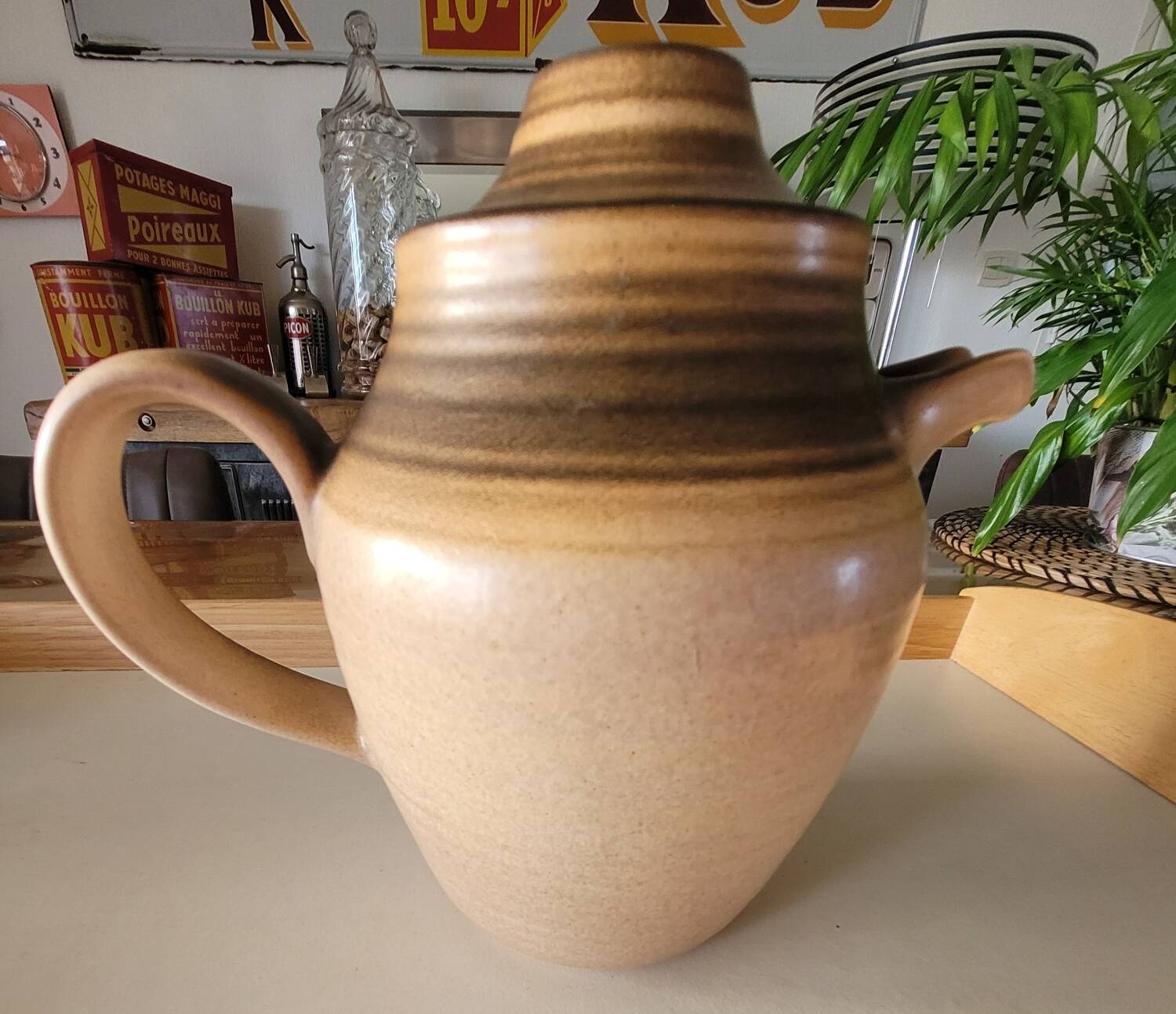 6-piece stoneware set "Salins France"