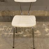 Workshop chair in beige formica and steel