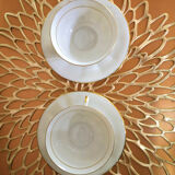 Set of 2 cups in Massé and Surget porcelain