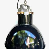 MAZDA INDUSTRIAL PENDANT Ø 50 CM 1960 BLACK ENAMEL