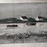 Original lithograph signed Georges Laporte