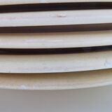 Set of 5 Vintage earthenware dinner plates
