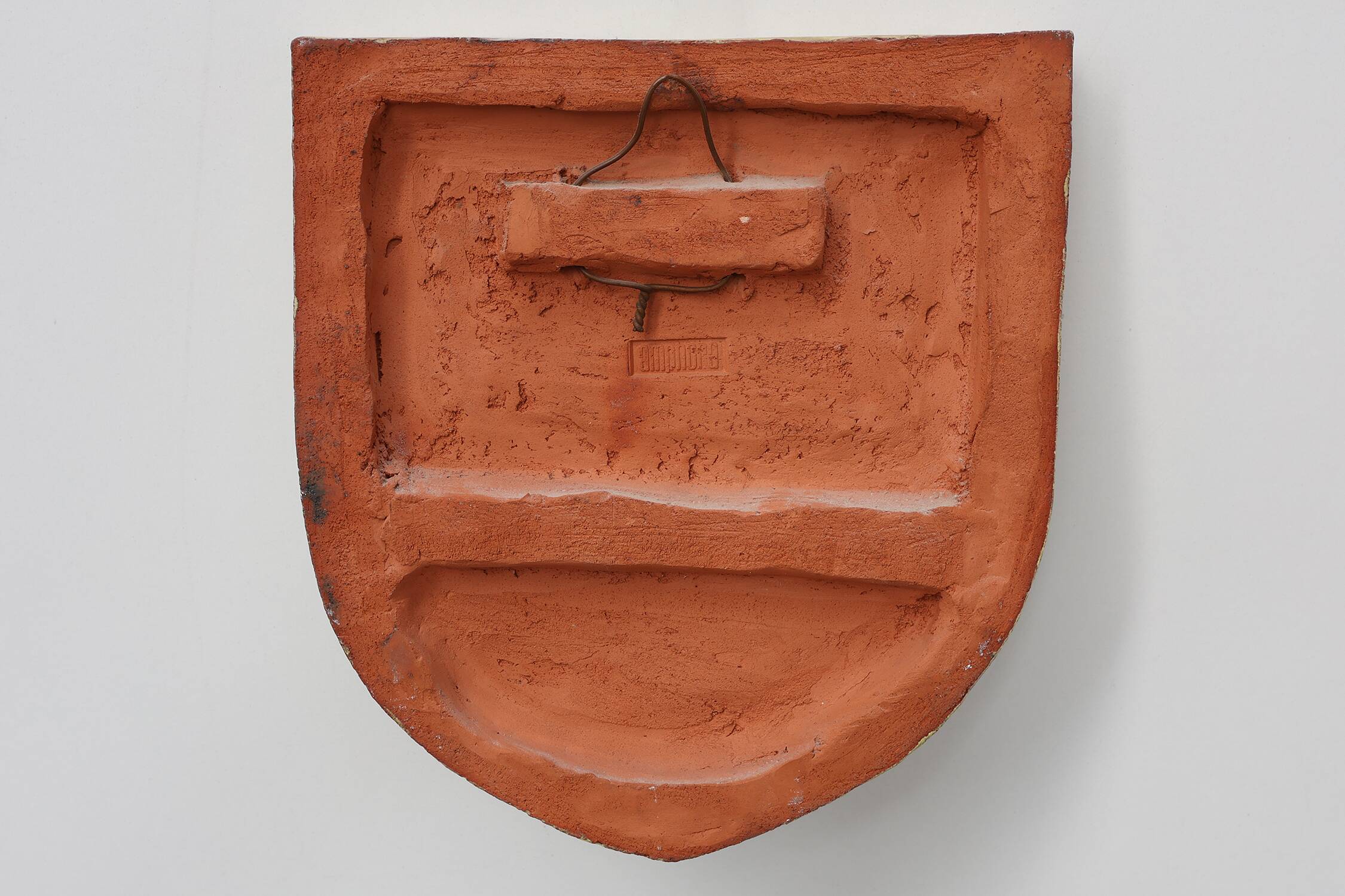 Wall Plaque with Flemish Lion by Vandeweghe for Amphora, Belgium, ca. 1950