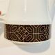 Brown and white porcelain theiere of the 70s _ retro-vintage -kitchen