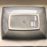 Vintage Grey Montgolfier Rectangular Plate 32 x 24 cm