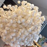 Lampadaire cocoon blanc en soie par ango