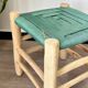 tabouret de bas maroccan vintage