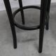Pair of Baumann stools model Dialog in black and yellow and blue faux leather 1990
