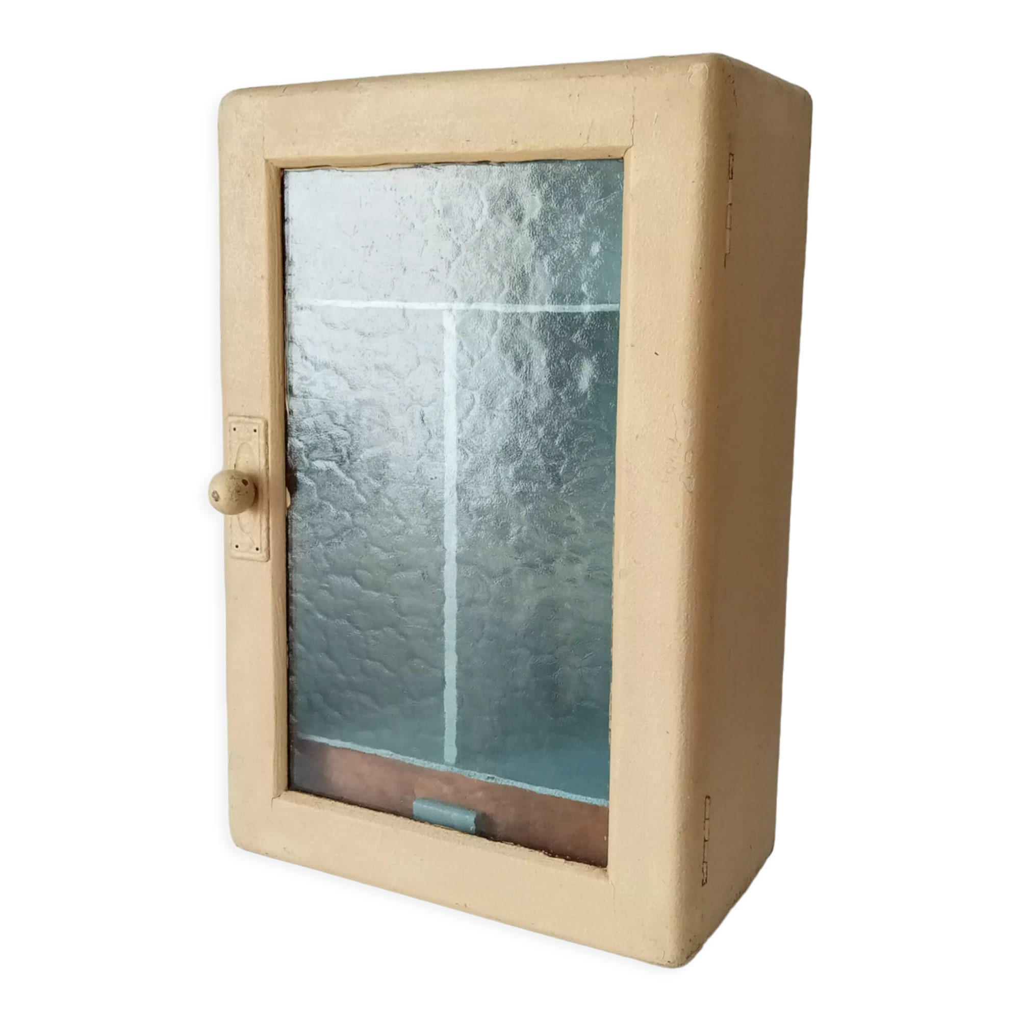 Glass medicine cabinet 50s