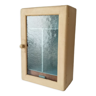 Glass medicine cabinet 50s