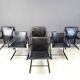 Vintage circle chairs by Metaform, 1980s, set of 6