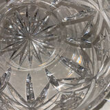 Bonbonnière en cristal ciselé