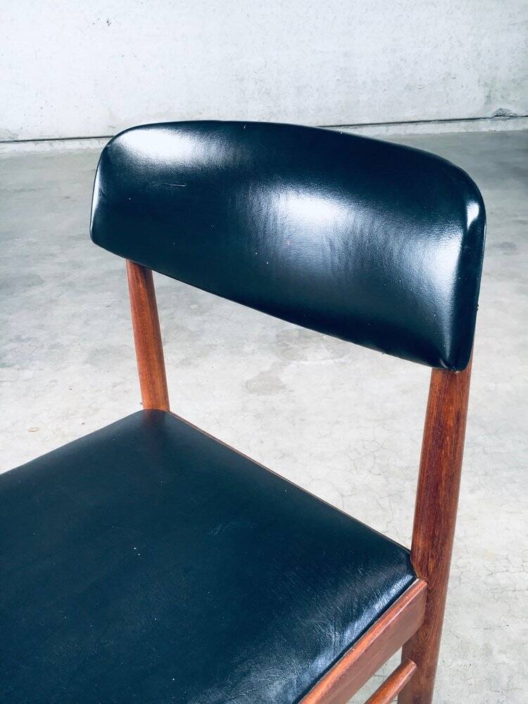 Mid-Century Dutch Design Dining Chairs, 1960s, Set of 4