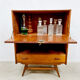 Vintage webé teak wall cabinet by Louis Van Teeffelen