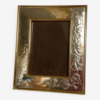 Italy relief pattern brass frame