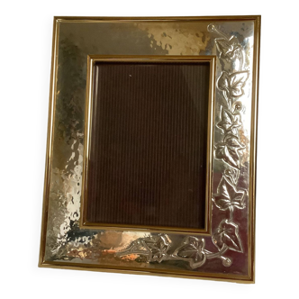 Italy relief pattern brass frame