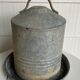 Zinc bird drinker