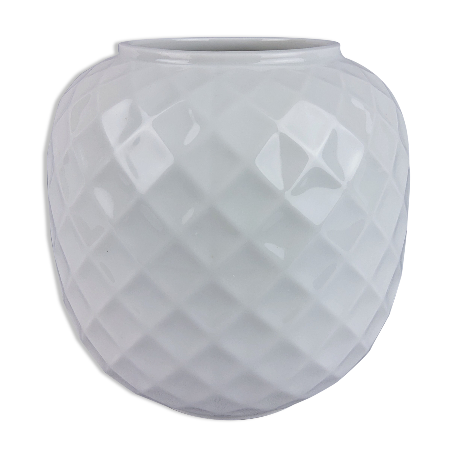 Thomas vintage porcelain white vase 1970