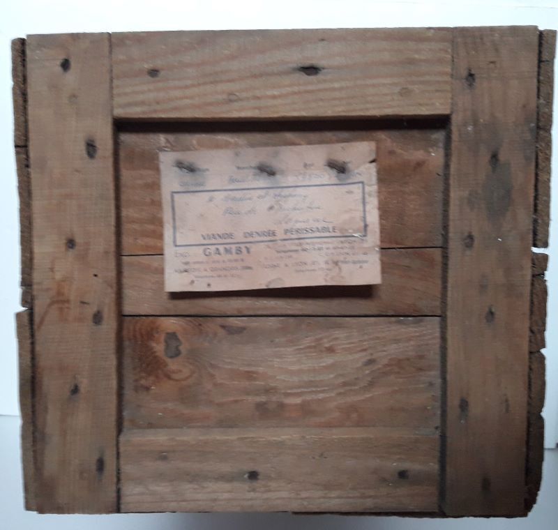 Wooden transport box
