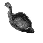 Biedermeier Polish salt holder from Norblin, 1890s