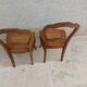 Set of 2 cane chairs
