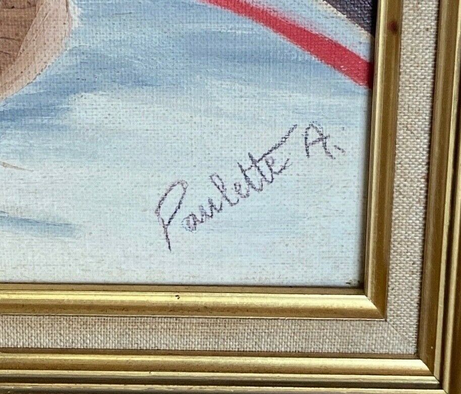 Oil on isorel by paulette a still life with xxth fruit