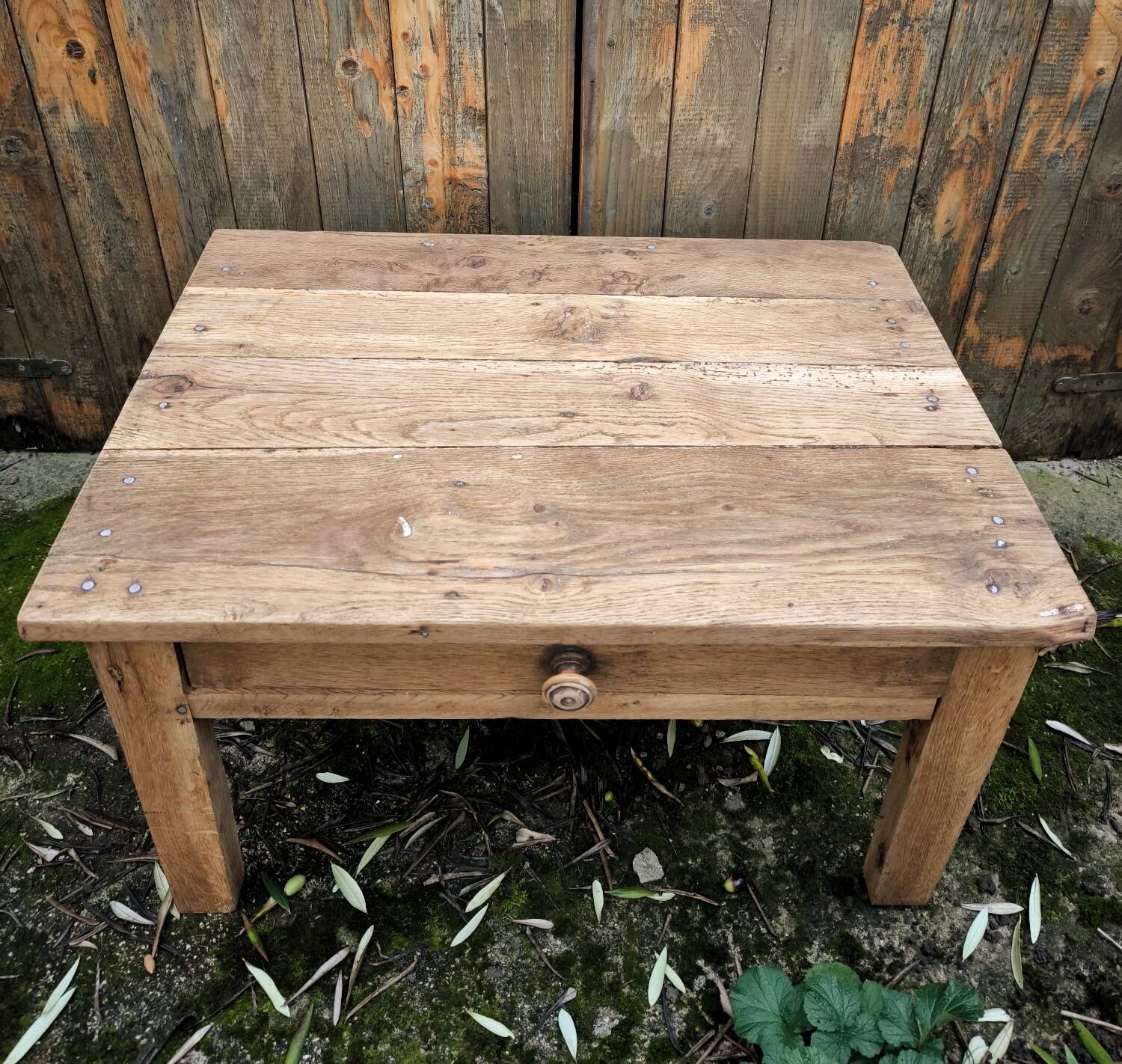 Wooden coffee table