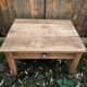 Wooden coffee table
