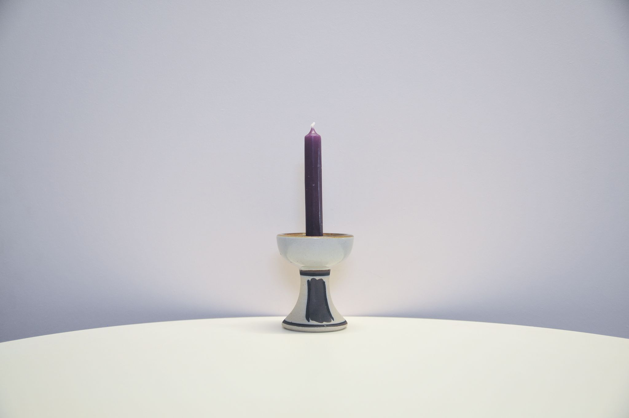 Chandelier en poterie vintage danoise Hanne Stentøj