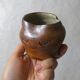 2 asymmetrical brutalist stoneware bowls signed G.Toutous Vintage