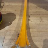 Large orange soliflore vase