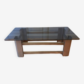 Stainless steel coffee table 1970