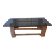 Stainless steel coffee table 1970