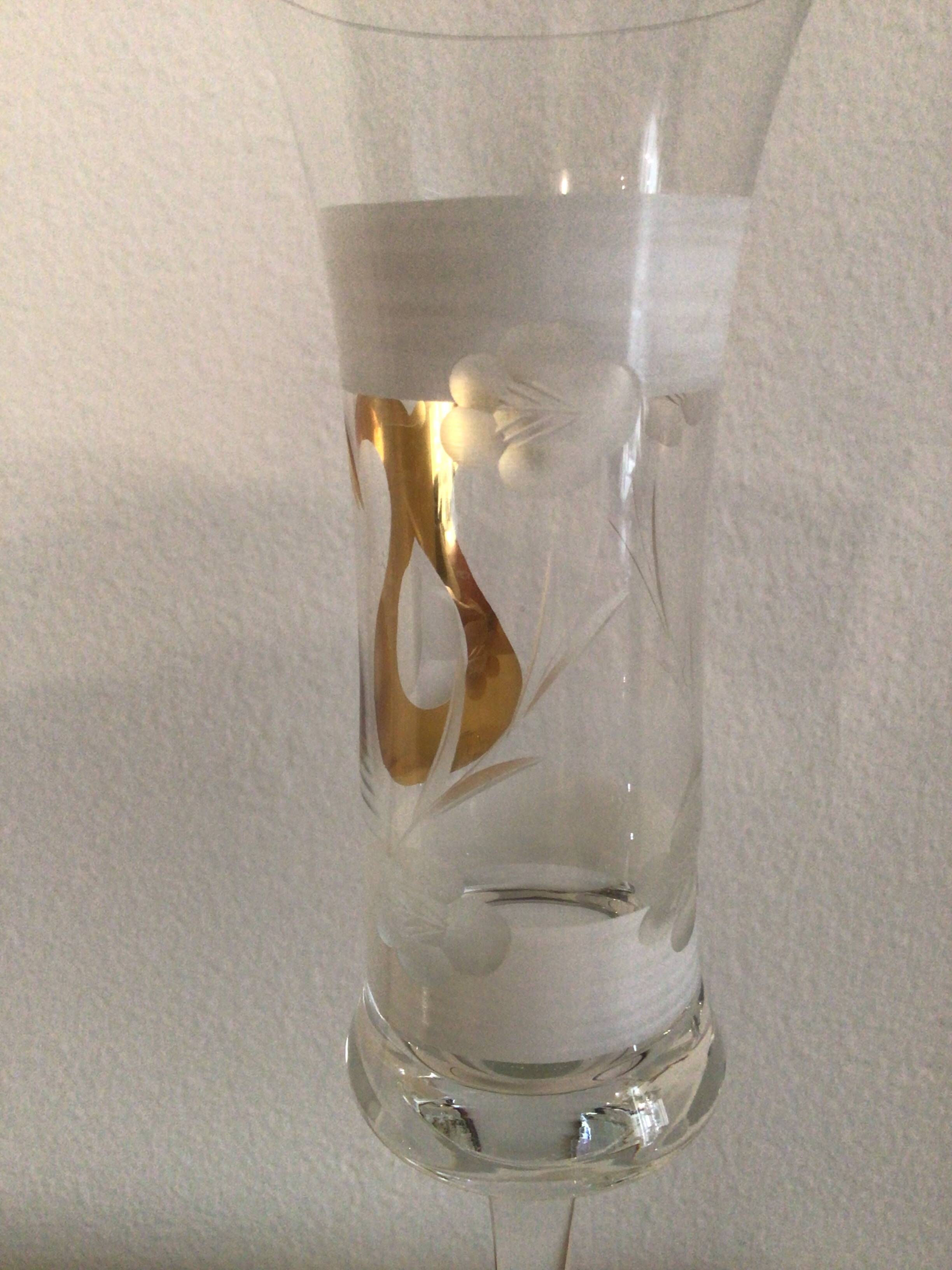 Art Deco Champagne Flutes