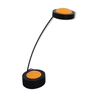 Lamp desktop black and orange - vintage - 80s - design