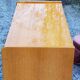 Vintage chest of drawers from the 60s in blond oak 4 drawers conical feet
